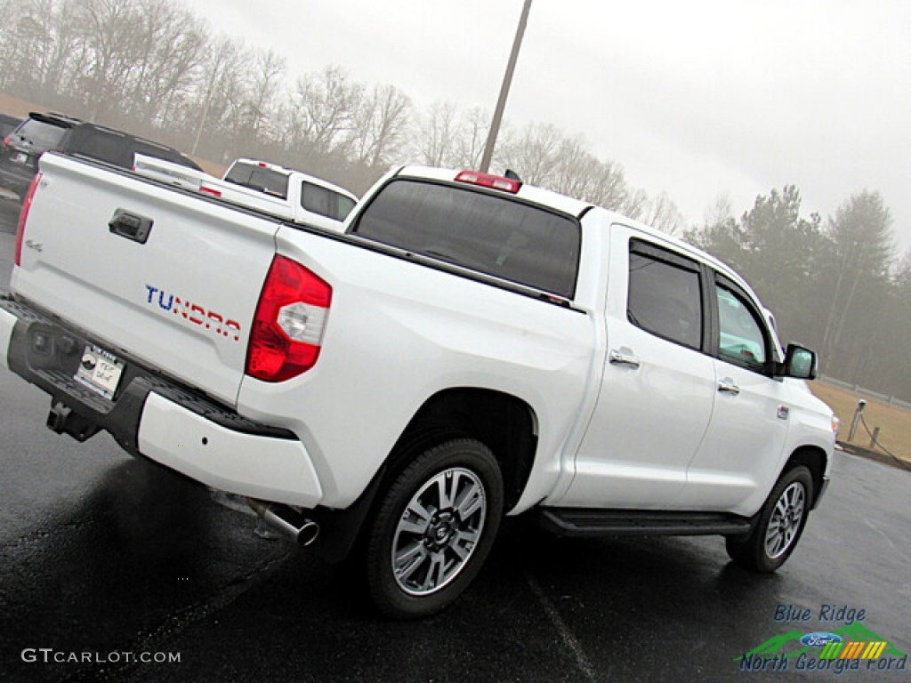 2021 Tundra 1794 CrewMax 4x4 - Super White / 1794 Edition Brown/Black photo #29