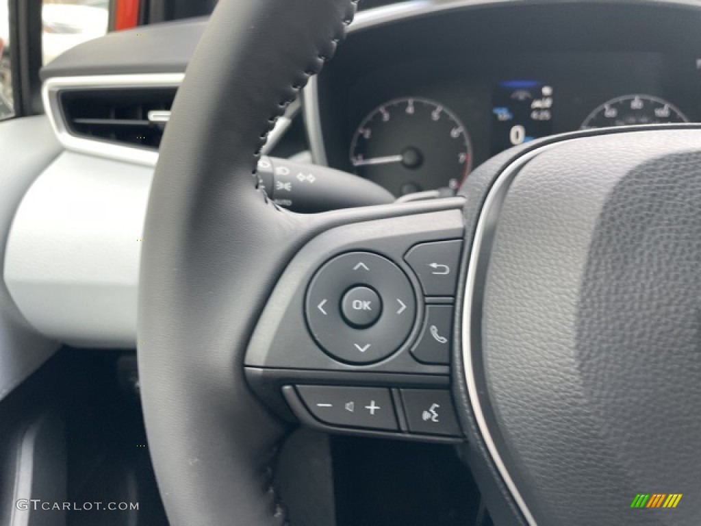 2023 Toyota Corolla Hatchback XSE Macadamia Steering Wheel Photo #145399385
