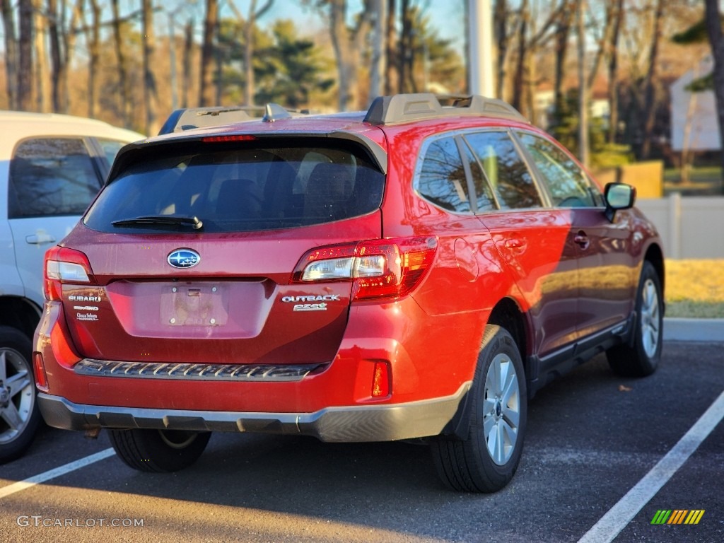 2017 Outback 2.5i Premium - Venetian Red Pearl / Slate Black photo #3