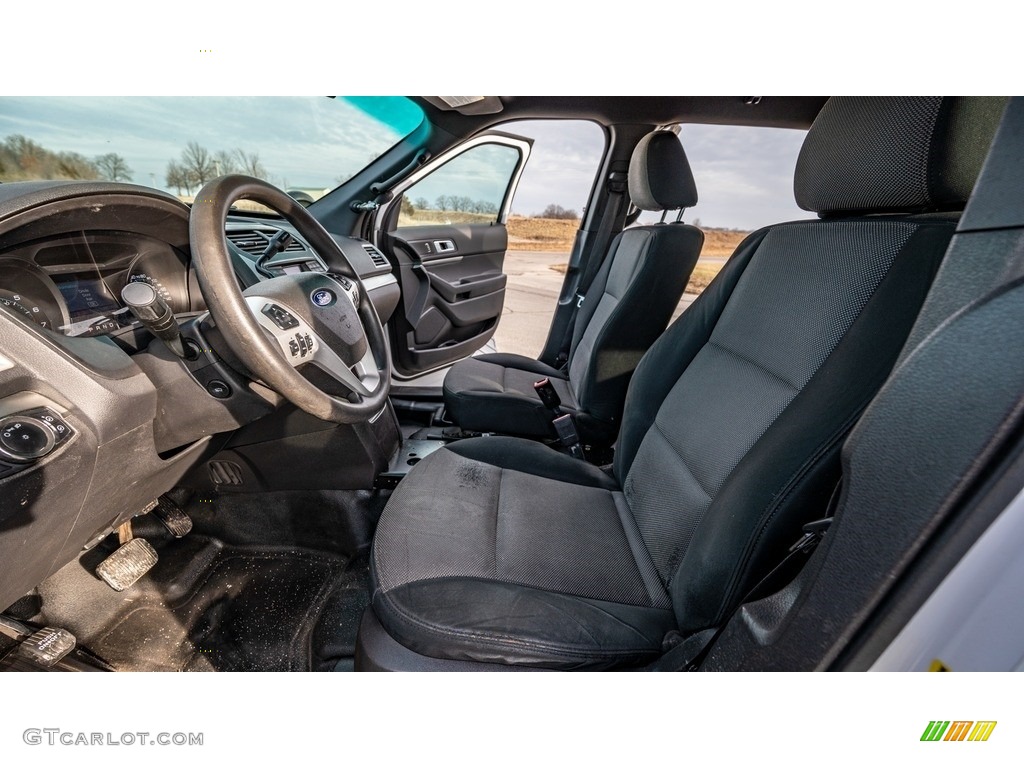 Charcoal Black Interior 2013 Ford Explorer Police Interceptor AWD Photo #145399936