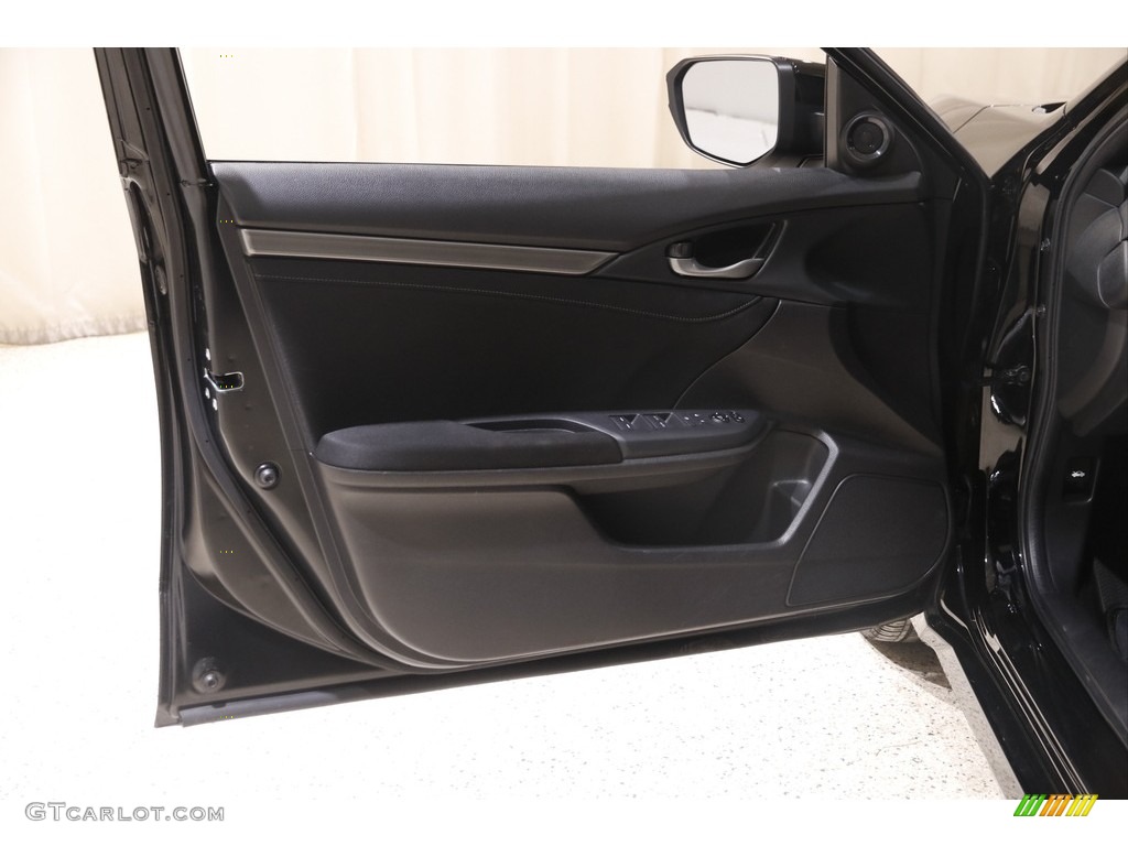 2021 Honda Civic EX Hatchback Black Door Panel Photo #145401025