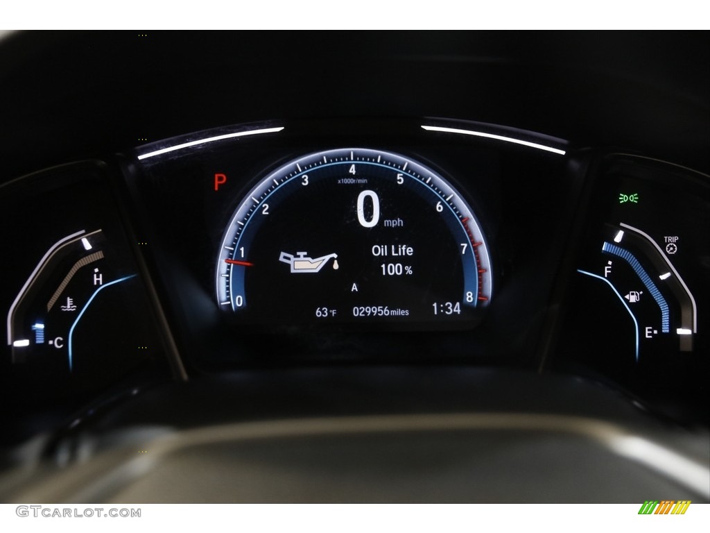 2021 Honda Civic EX Hatchback Gauges Photos