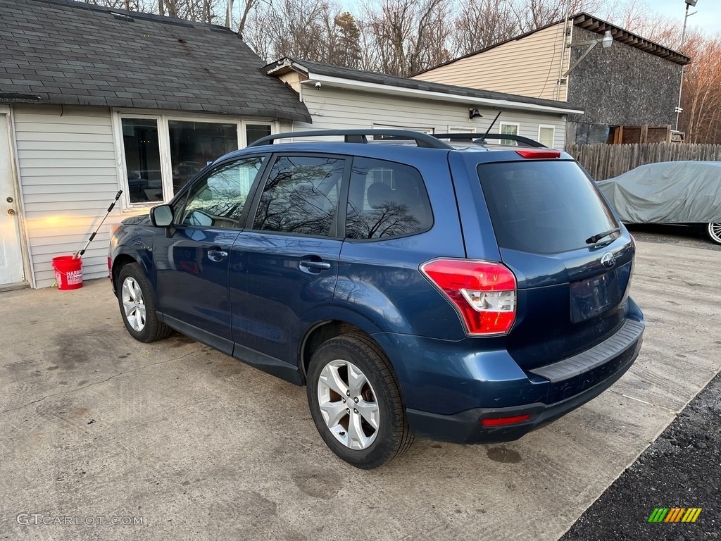 2014 Forester 2.5i Premium - Marine Blue Pearl / Platinum photo #4