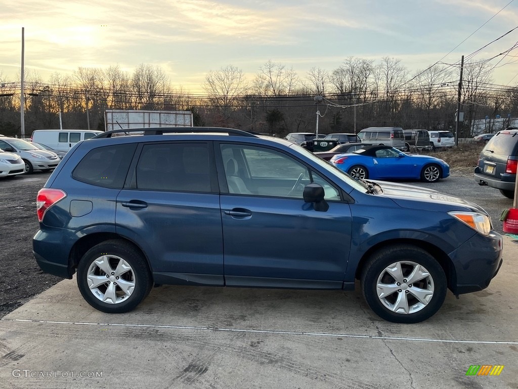 2014 Forester 2.5i Premium - Marine Blue Pearl / Platinum photo #8