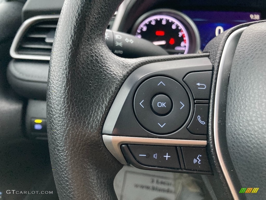 2021 Toyota Camry LE AWD Ash Steering Wheel Photo #145402021