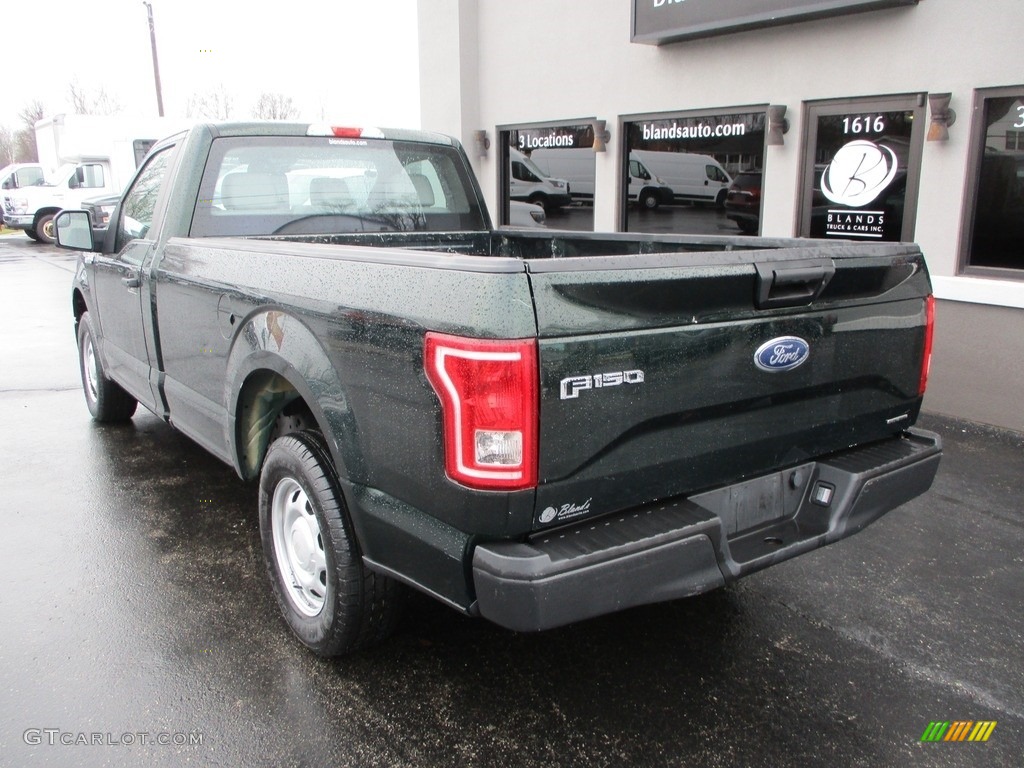 2016 F150 XL Regular Cab - Green Gem / Medium Earth Gray photo #3