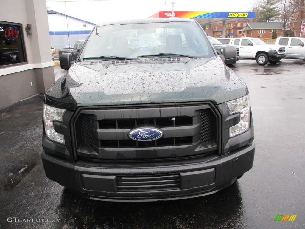 2016 F150 XL Regular Cab - Green Gem / Medium Earth Gray photo #18