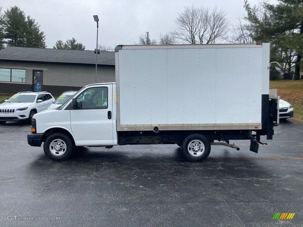2016 Express Cutaway 3500 Moving Van - Summit White / Medium Pewter photo #1