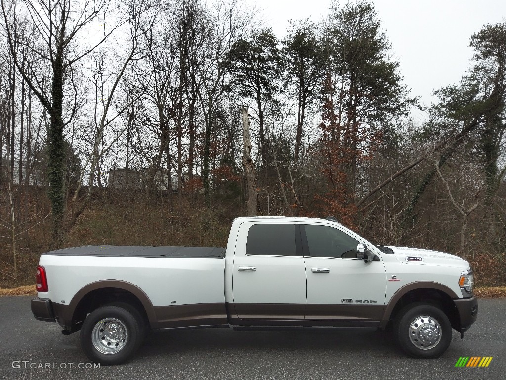 Bright White 2022 Ram 3500 Limited Longhorn Crew Cab 4x4 Exterior Photo #145404120