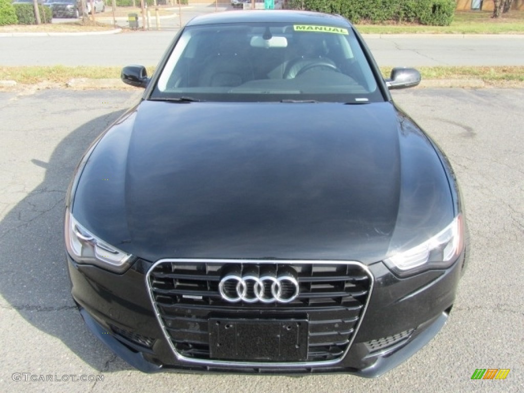 2015 A5 Premium quattro Coupe - Brilliant Black / Black photo #4