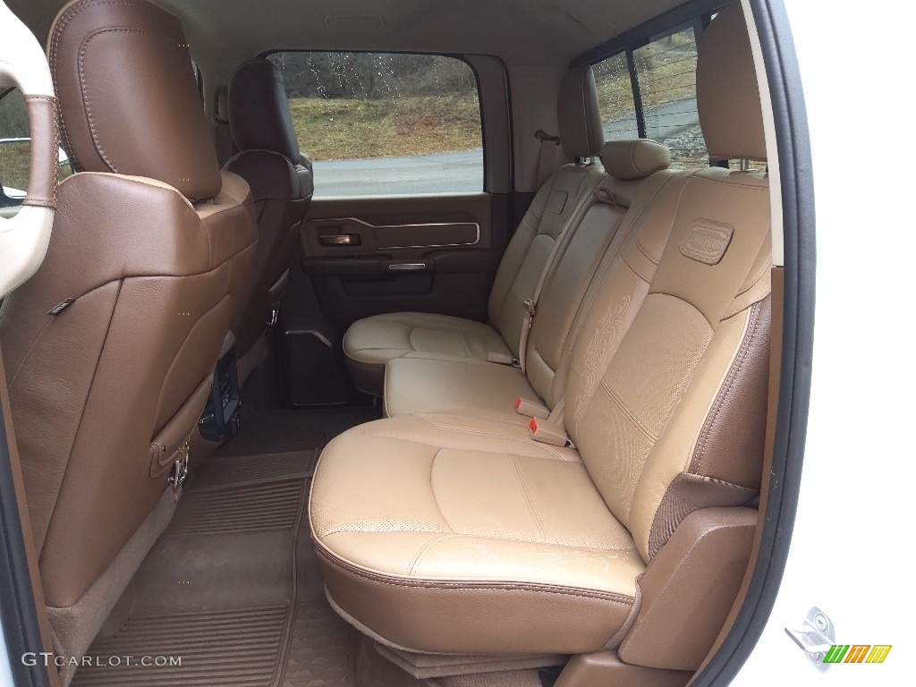 Brown/Light Mountain Brown Interior 2022 Ram 3500 Limited Longhorn Crew Cab 4x4 Photo #145404462