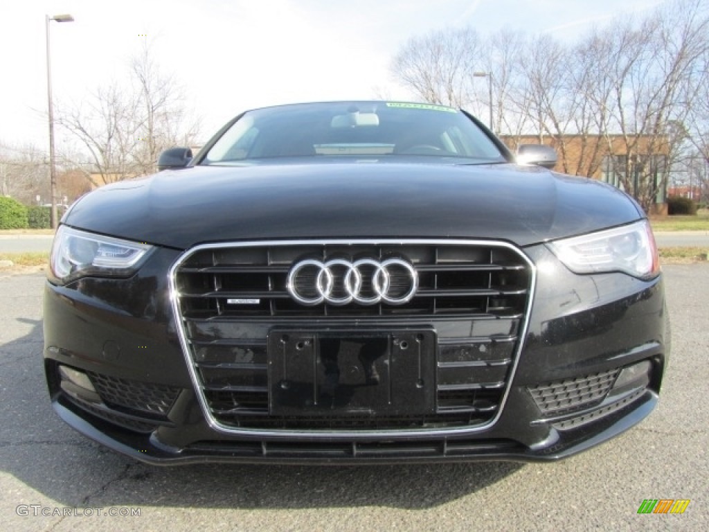 2015 A5 Premium quattro Coupe - Brilliant Black / Black photo #5