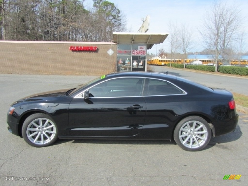 2015 A5 Premium quattro Coupe - Brilliant Black / Black photo #7