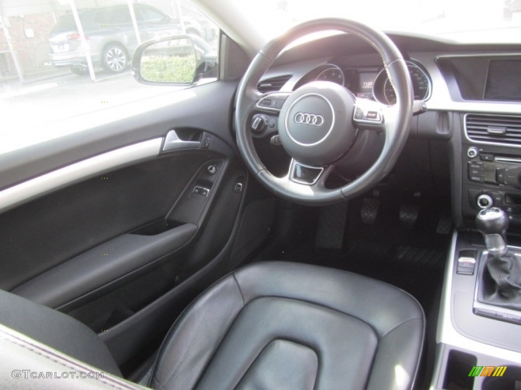 2015 A5 Premium quattro Coupe - Brilliant Black / Black photo #12