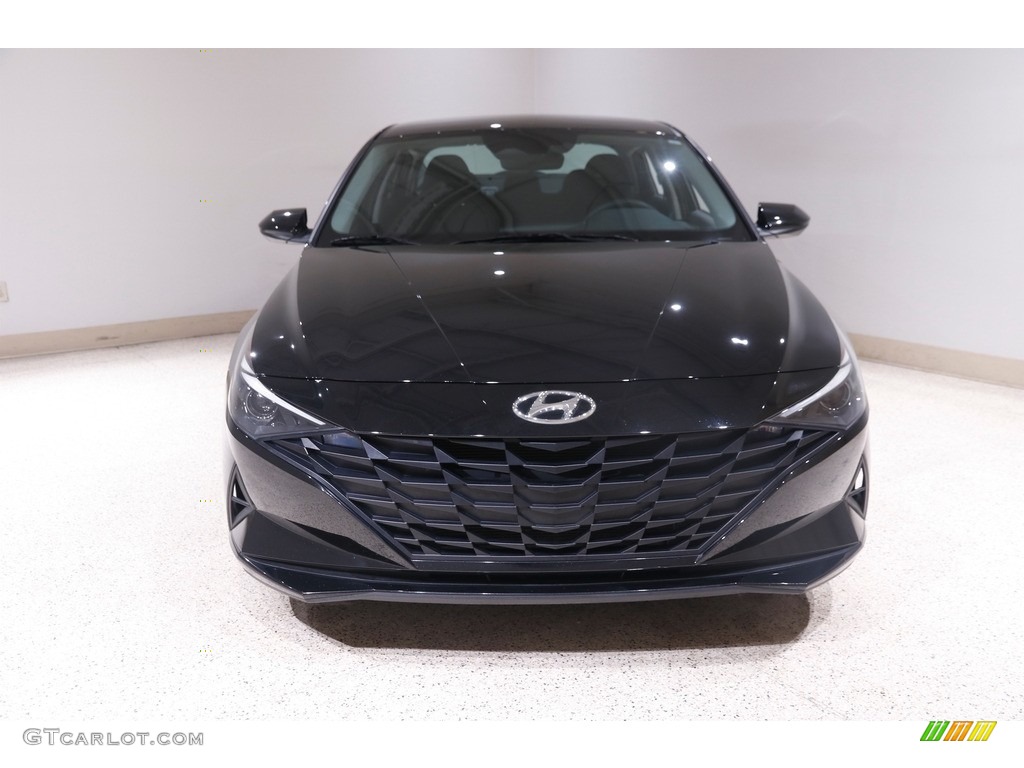 2021 Elantra SEL - Phantom Black / Black photo #2