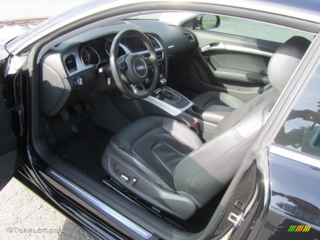 2015 A5 Premium quattro Coupe - Brilliant Black / Black photo #16