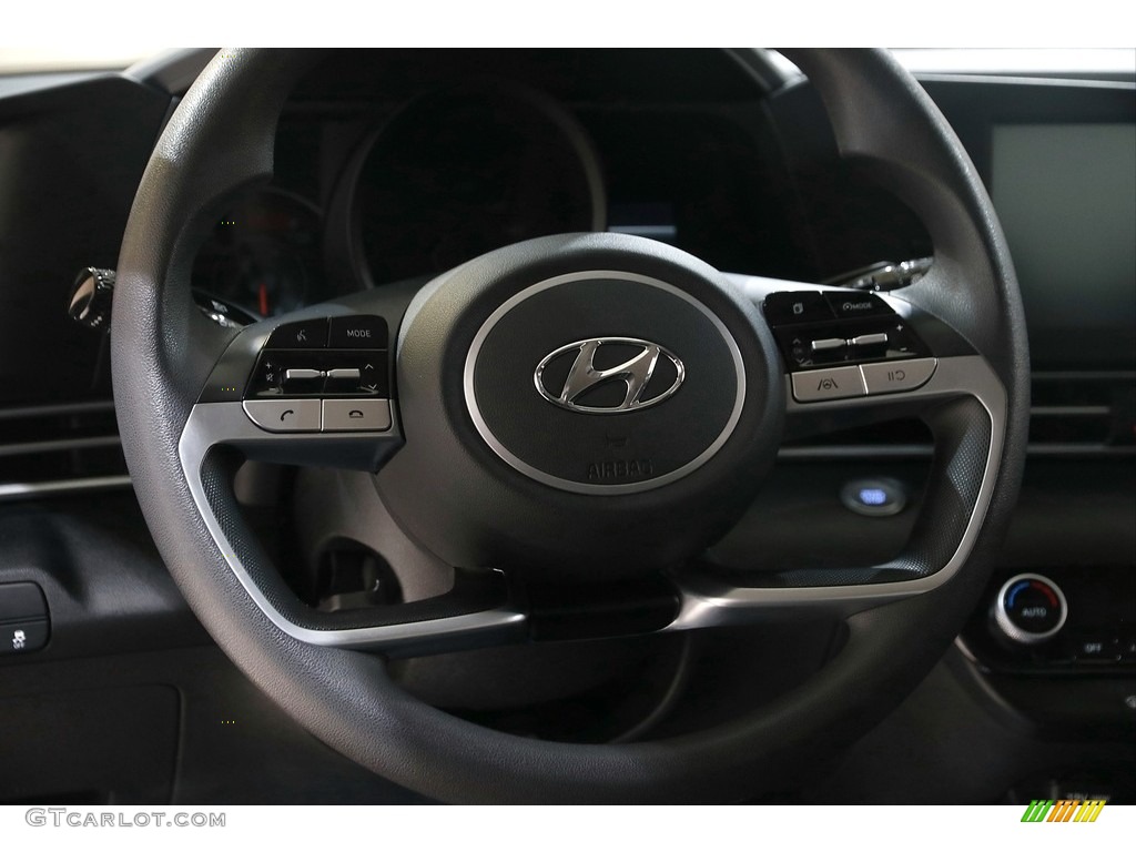 2021 Elantra SEL - Phantom Black / Black photo #7