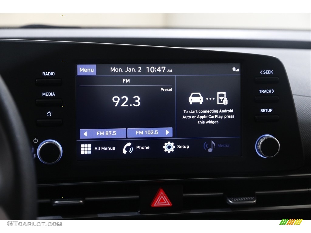 2021 Elantra SEL - Phantom Black / Black photo #10