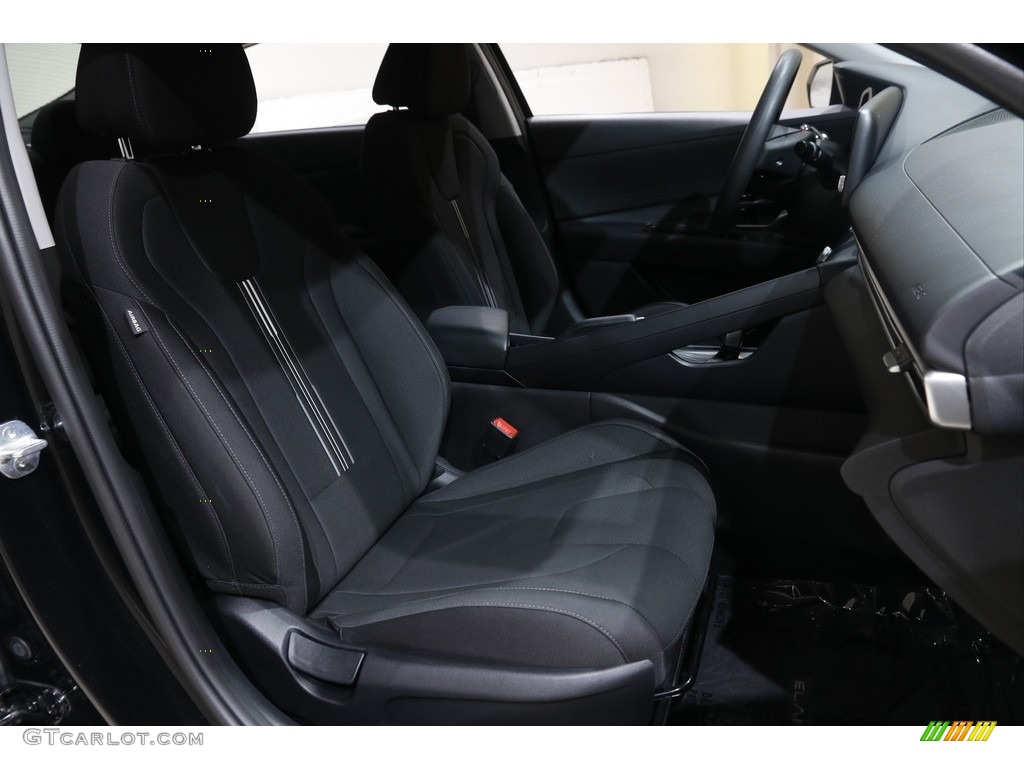 2021 Elantra SEL - Phantom Black / Black photo #14