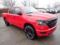 2023 Flame Red Ram 1500 Big Horn Night Edition Crew Cab 4x4  photo #7