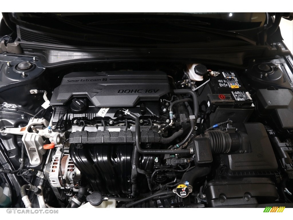 2021 Elantra SEL - Phantom Black / Black photo #18