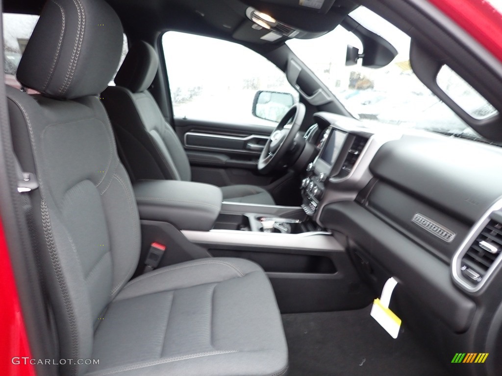 Black Interior 2023 Ram 1500 Big Horn Night Edition Crew Cab 4x4 Photo #145405029