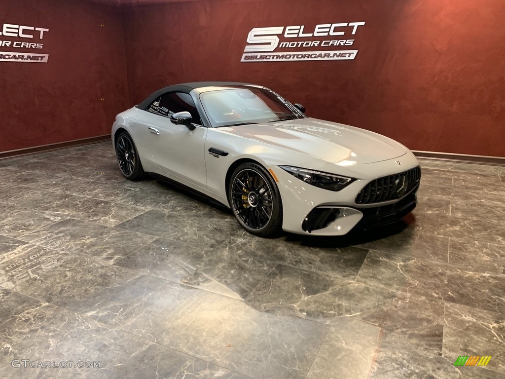 Alpine Grey 2022 Mercedes-Benz SL AMG 63 Roadster Exterior Photo #145405329