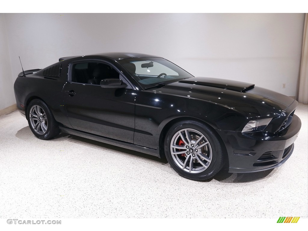 2014 Mustang V6 Coupe - Black / Charcoal Black photo #1