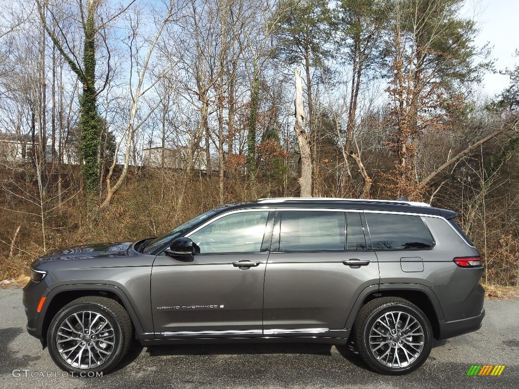Baltic Gray Metallic 2023 Jeep Grand Cherokee L Summit Reserve 4WD Exterior Photo #145406220