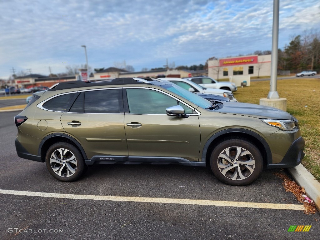 Autumn Green Metallic 2021 Subaru Outback Touring XT Exterior Photo #145406523