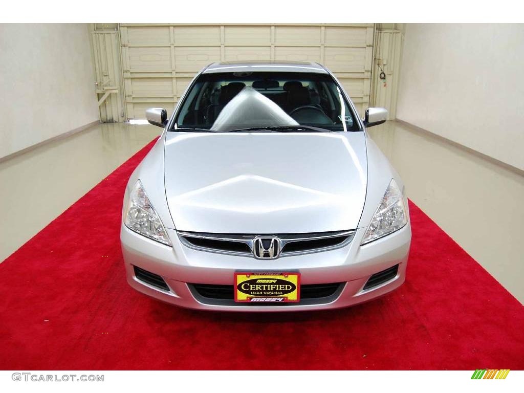 2006 Accord EX-L V6 Sedan - Alabaster Silver Metallic / Black photo #3