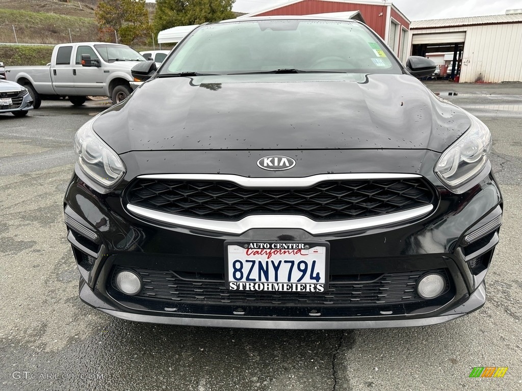 2019 Forte LXS - Aurora Black Pearl / Black photo #2