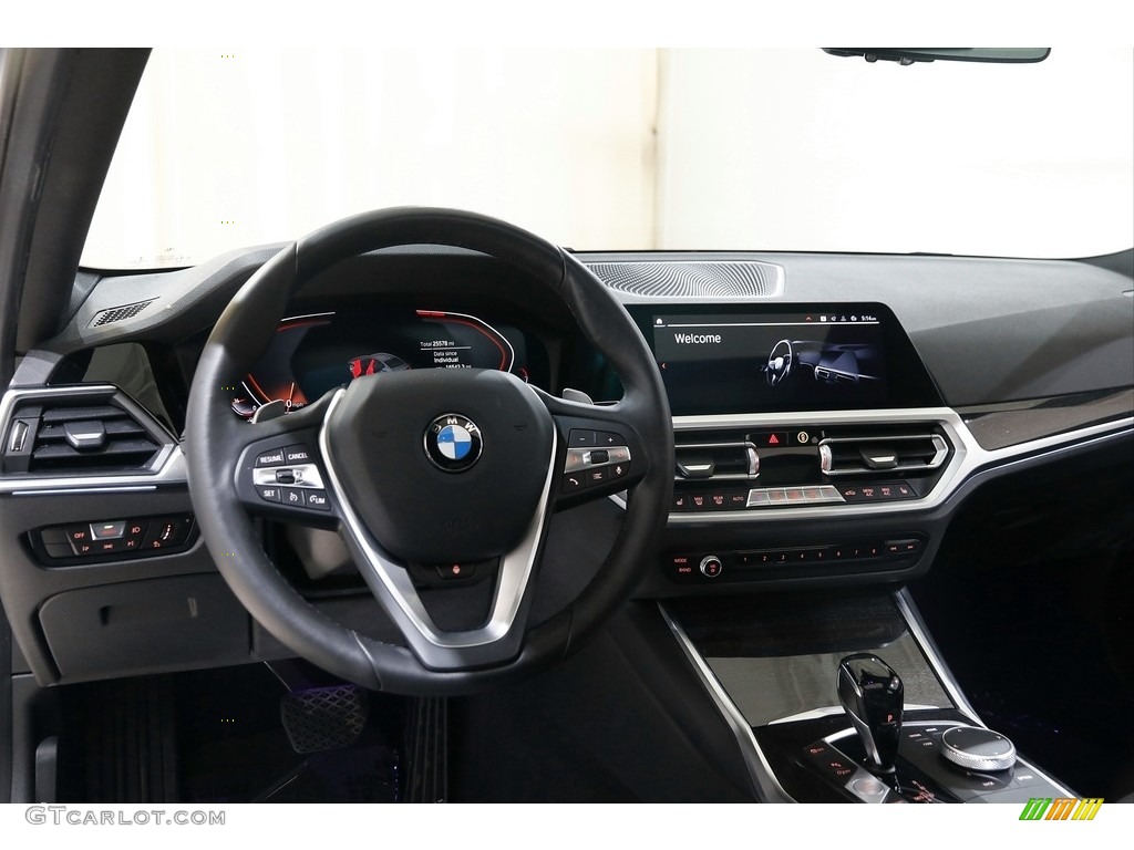 2021 BMW 3 Series 330i xDrive Sedan Black Dashboard Photo #145408143