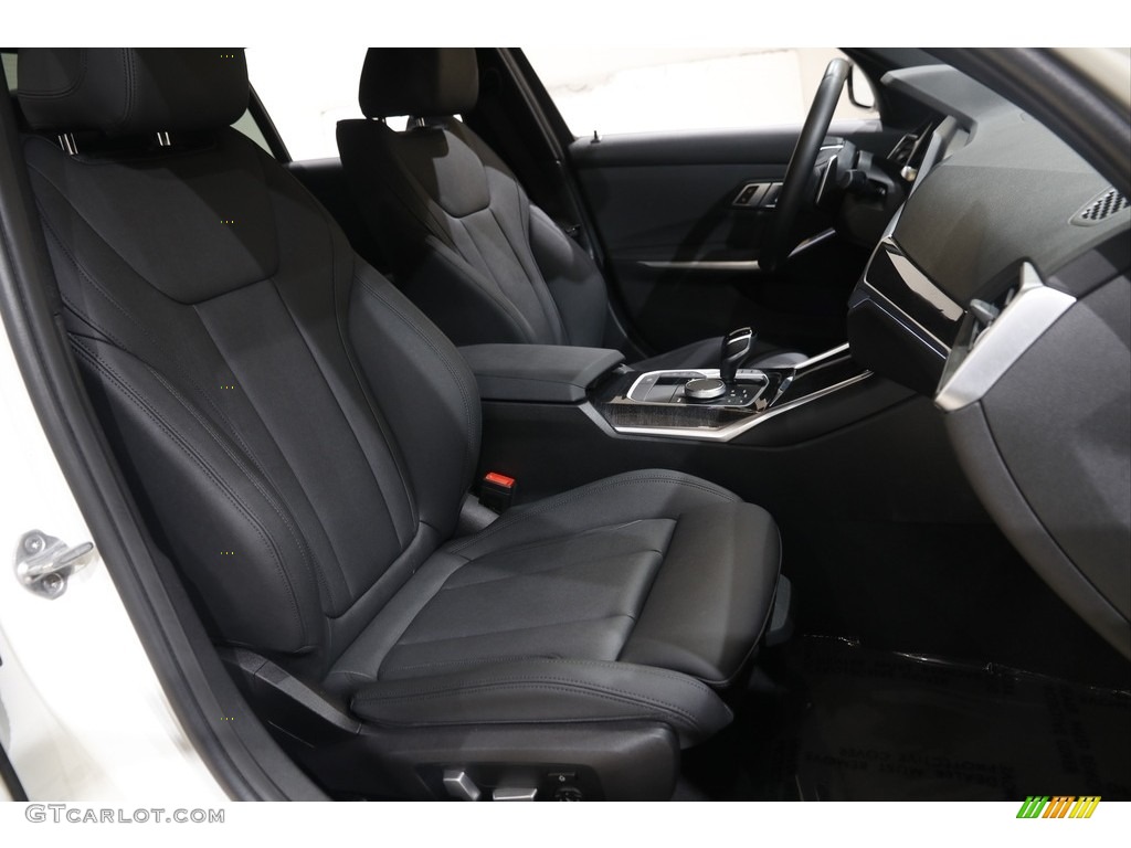 Black Interior 2021 BMW 3 Series 330i xDrive Sedan Photo #145408296
