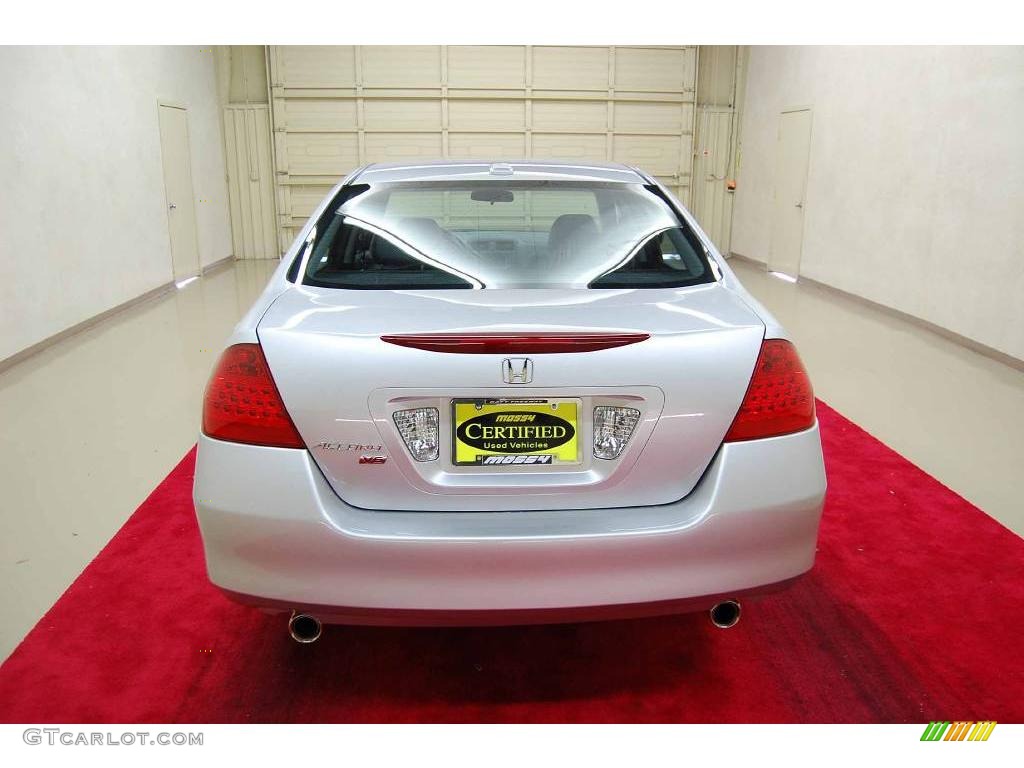 2006 Accord EX-L V6 Sedan - Alabaster Silver Metallic / Black photo #6