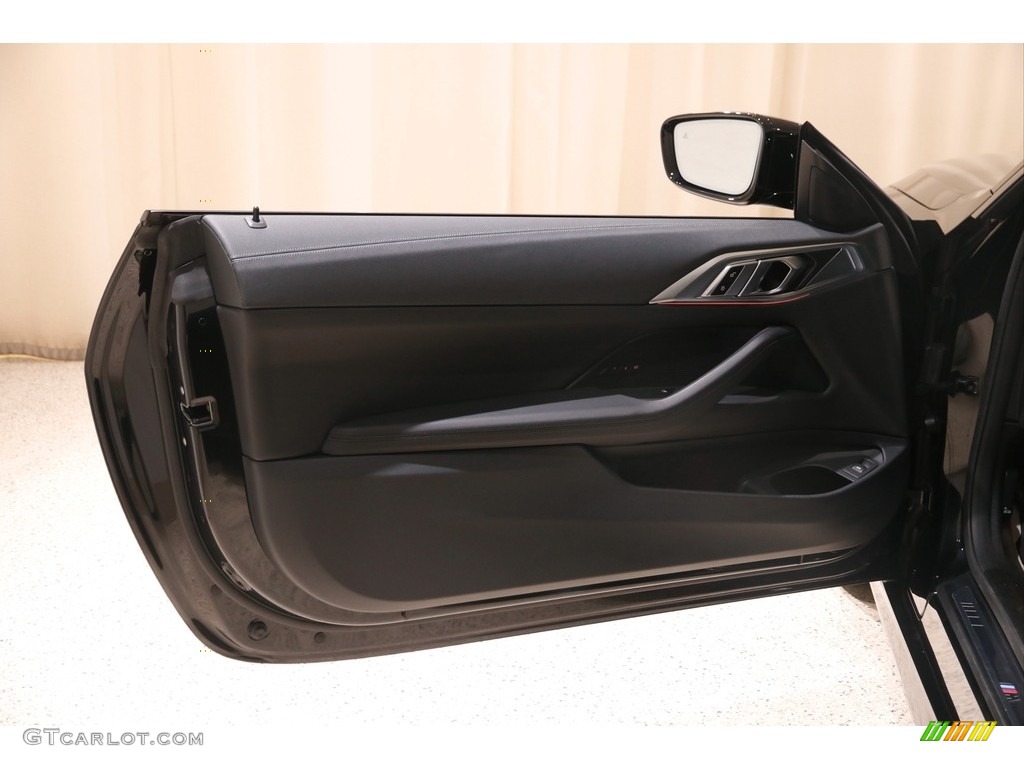 2021 BMW 4 Series 430i xDrive Coupe Black Door Panel Photo #145408650