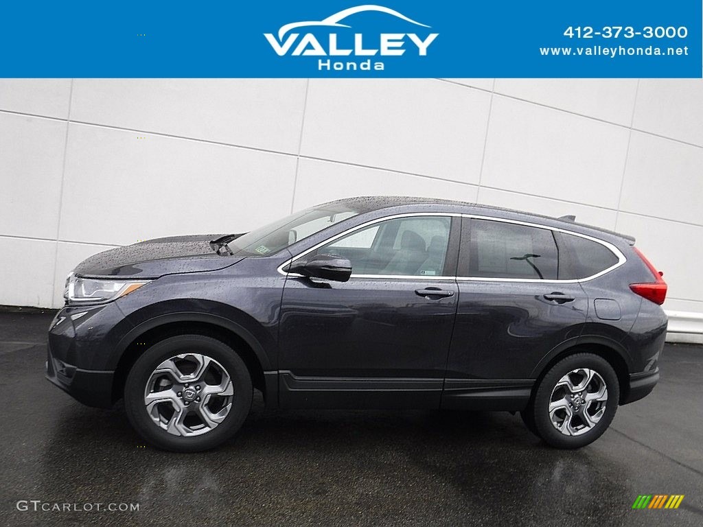 2019 CR-V EX AWD - Gunmetal Metallic / Gray photo #2