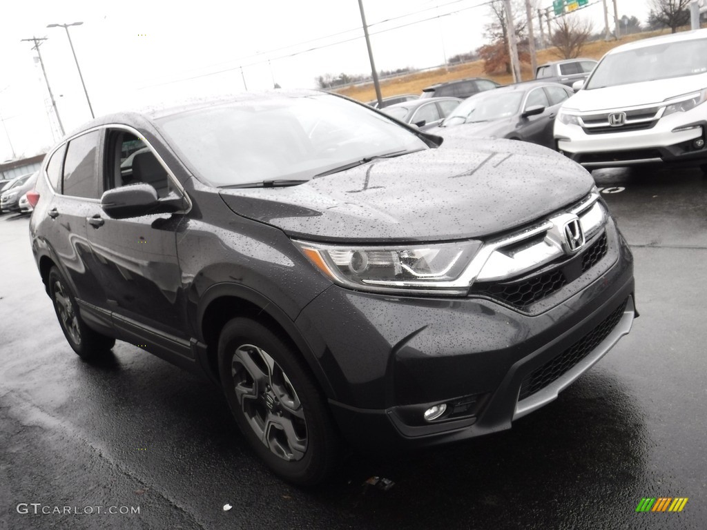 2019 CR-V EX AWD - Gunmetal Metallic / Gray photo #6