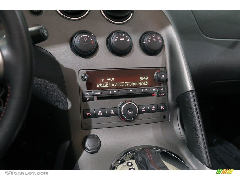 2007 Solstice GXP Roadster - Mysterious Black / Ebony/Red photo #10