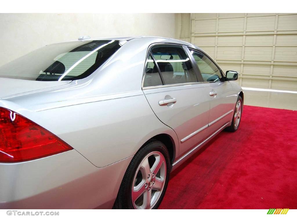 2006 Accord EX-L V6 Sedan - Alabaster Silver Metallic / Black photo #8