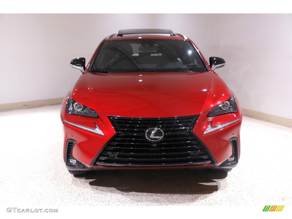 2020 NX 300 AWD - Matador Red Mica / Black photo #2