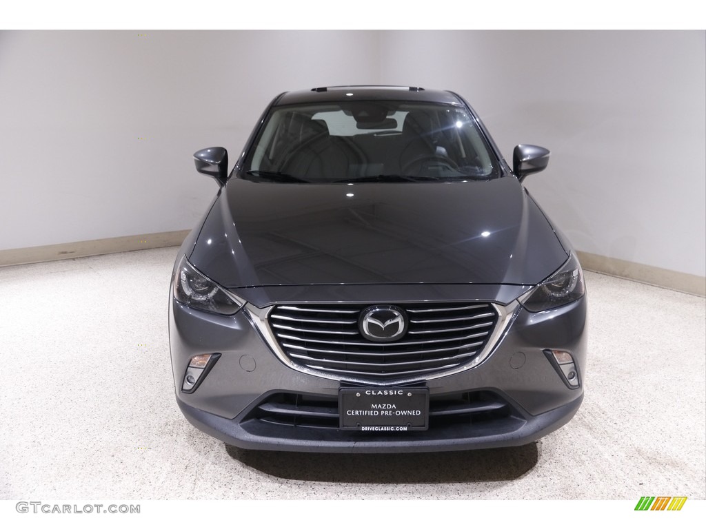 2018 CX-3 Grand Touring AWD - Machine Gray Metallic / Black photo #2