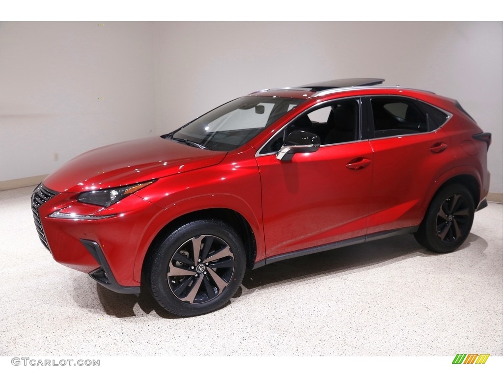2020 NX 300 AWD - Matador Red Mica / Black photo #3