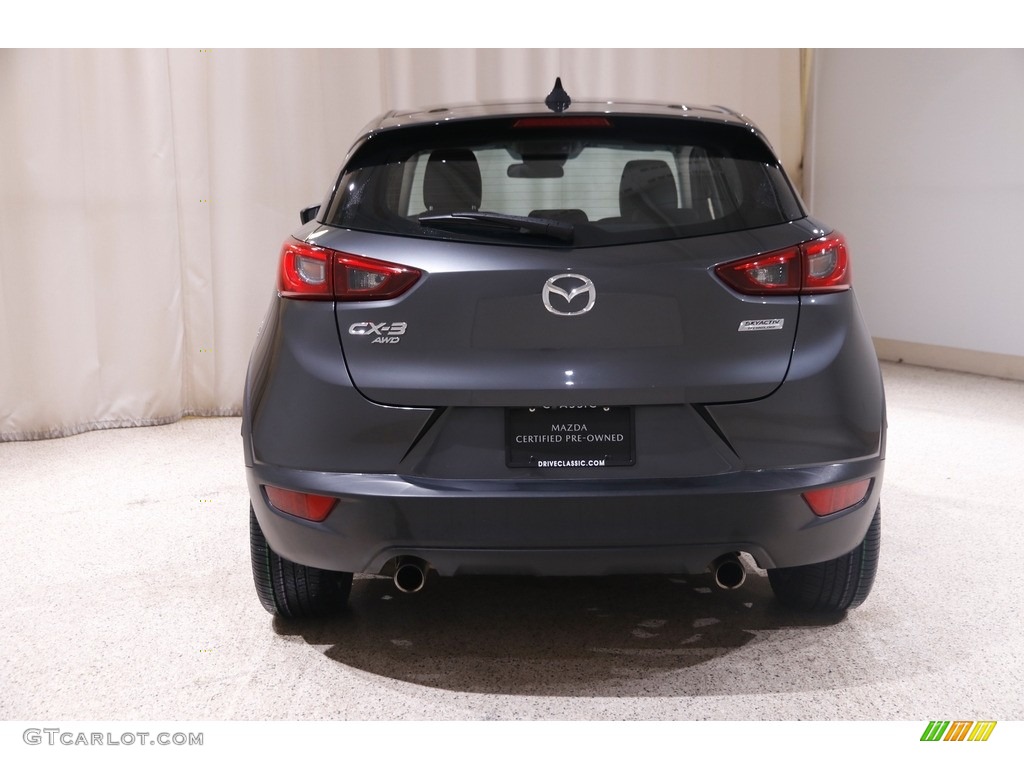 2018 CX-3 Grand Touring AWD - Machine Gray Metallic / Black photo #18