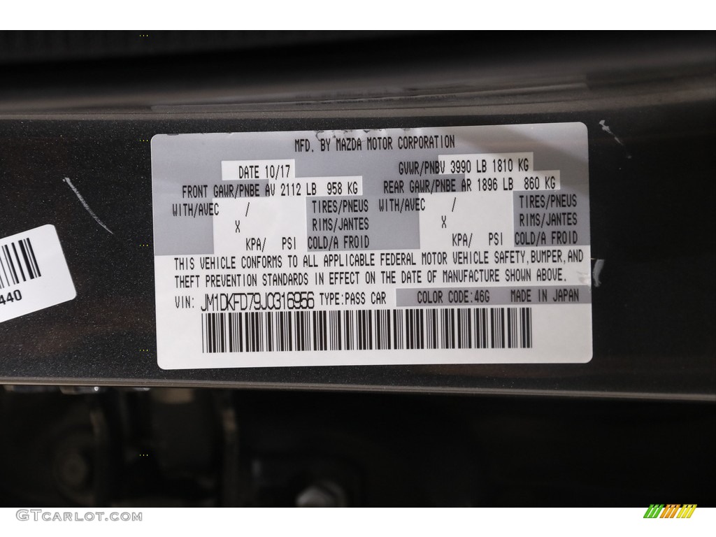 2018 CX-3 Grand Touring AWD - Machine Gray Metallic / Black photo #21