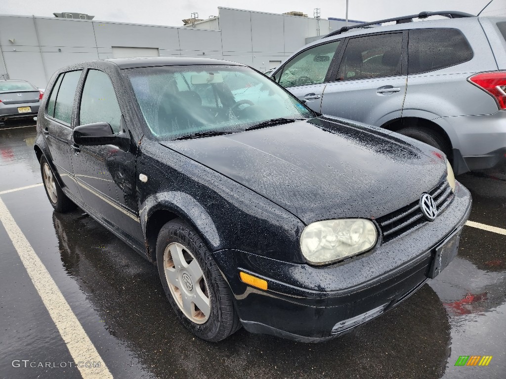 Black 2001 Volkswagen Golf GLS 4 Door Exterior Photo #145411138