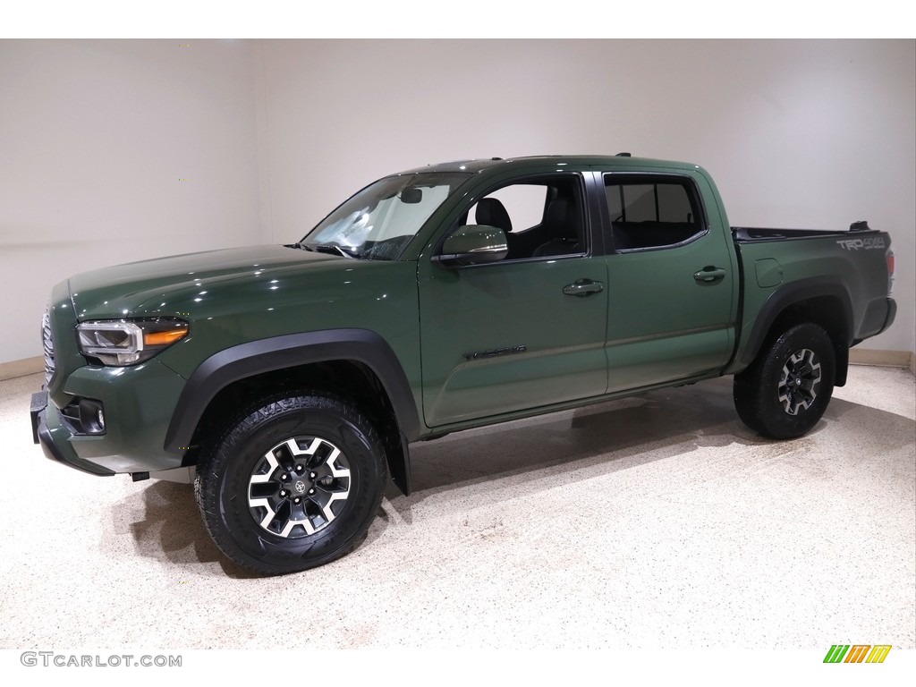2021 Tacoma TRD Off Road Double Cab 4x4 - Army Green / Black photo #3