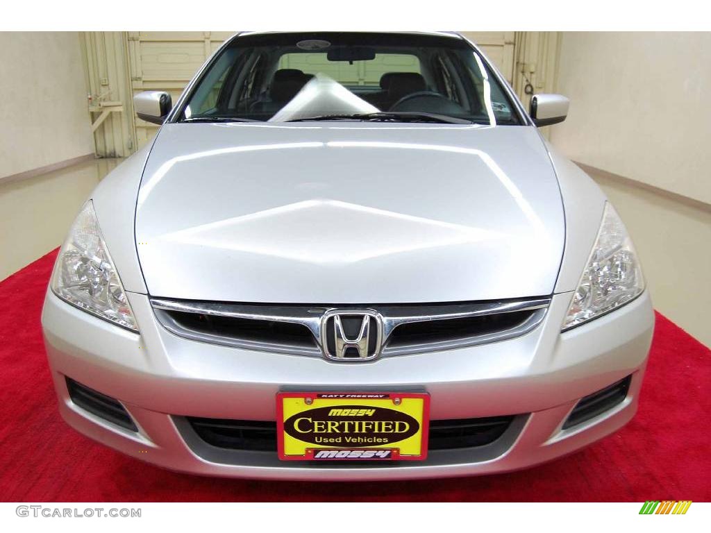 2006 Accord EX-L V6 Sedan - Alabaster Silver Metallic / Black photo #14
