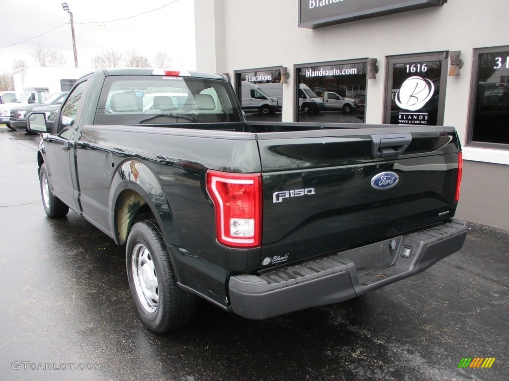 2016 F150 XL Regular Cab - Green Gem / Medium Earth Gray photo #3