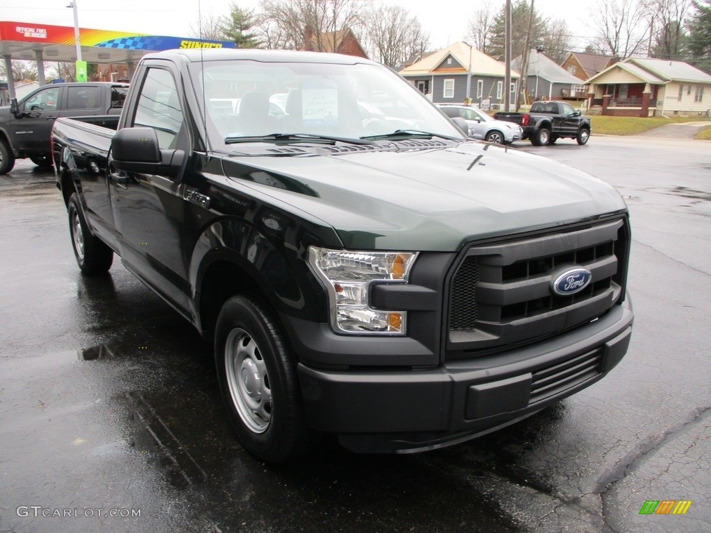 2016 F150 XL Regular Cab - Green Gem / Medium Earth Gray photo #5